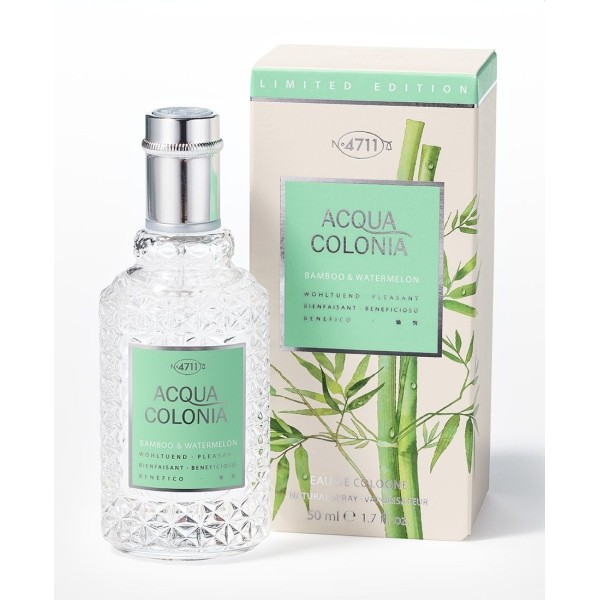 Hier sehen Sie den Artikel 4711 ACQUA COLONIA Bamboo&Watermelon EDC 50 ml aus der Kategorie Eau De Cologne. Dieser Artikel ist erhältlich bei pedro-shop.ch