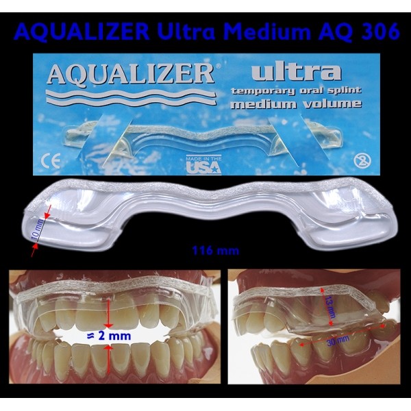 AQUALIZER Beissschiene Ultra 1mm low