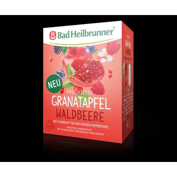 BAD HEILBRUNNER Granatapfel & Waldbeere Tee Fbtl.