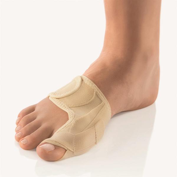 BORT PEDISOFT TexLine Hallux Valgus Schiene Gr1 links beige