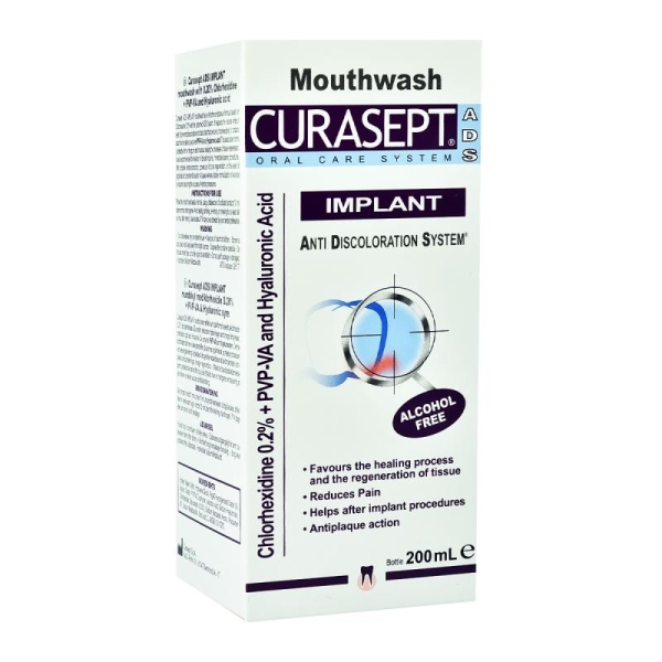 CURASEPT ADS Implant Pro Mundspül 0.2 % CHX 200 ml