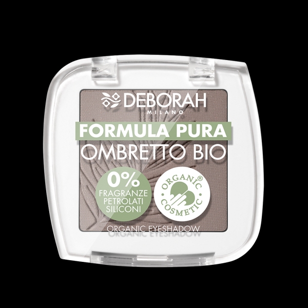 DEBORAH Formula Pura Ombretto Bio Nr. 09 Mat Grey Brown