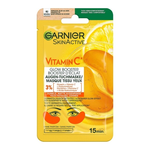 GARNIER SkinActive Glow Boos Aug-Tuchm Vit C 5 g