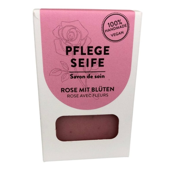 HERBA Pflegeseife Ros mit Blüten 100 g