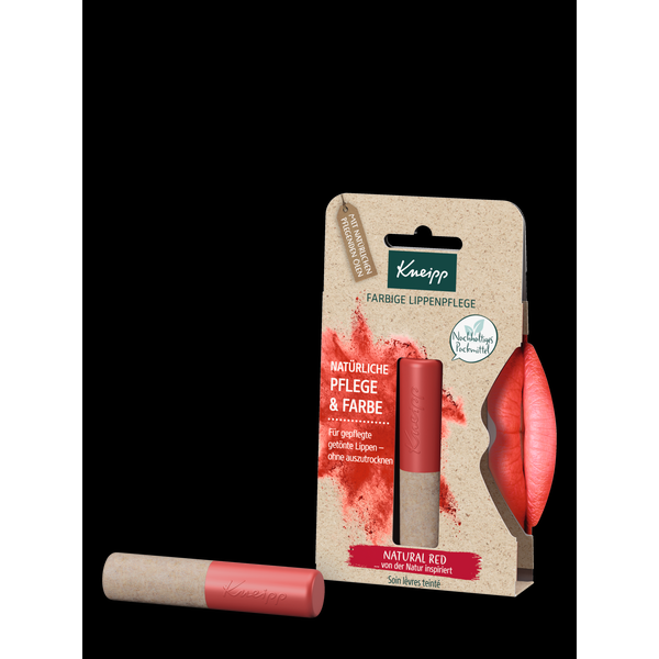 Kneipp farbige Lippenpflege natural natural red 3.5 g																																																						