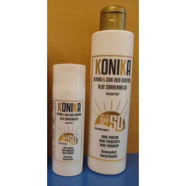 KONIKA Duo Control Aloe Sonnenmilch ohne Parfum LSF 50+ 50 ml