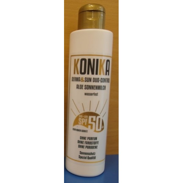 KONIKA Duo Control Aloe Sonnenmilch ohne Parfum LSF 50 200 ml