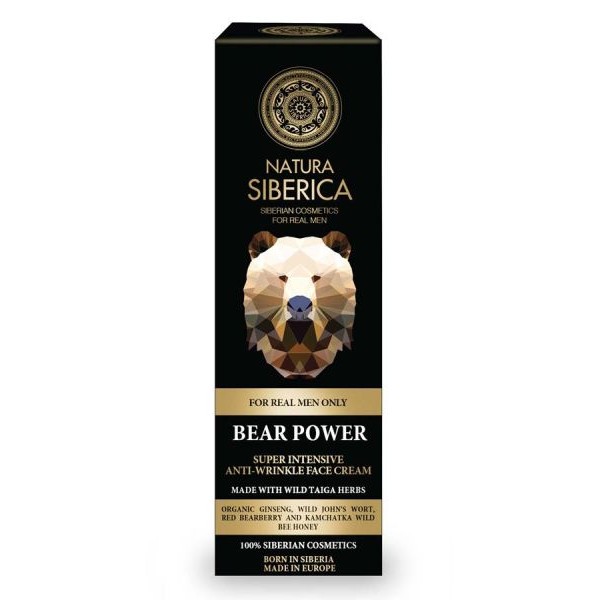 NATURA Siberica Stark Bär Anti Falt.Gesichtsc.Mannb50 ml