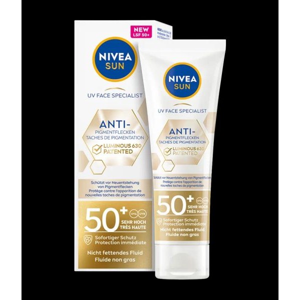 NIVEA Sun UV Face Luminous Anti-Pigm LSF50 40 ml