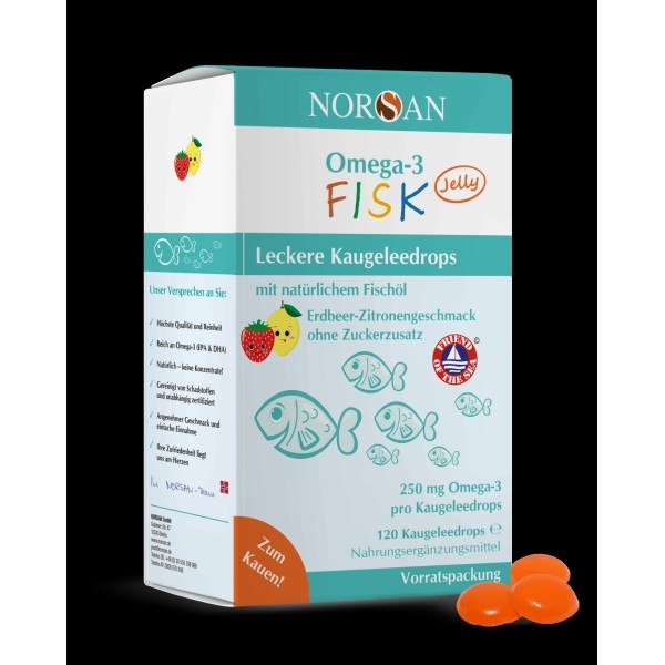 NORSAN Omega-3 FISK Jelly 120 Stk