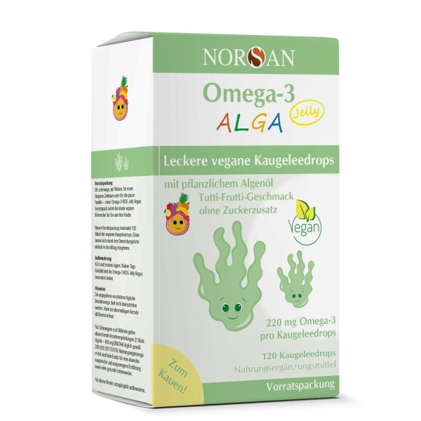 NORSAN Omega-3 ALGA Jelly vegan 120 Stk