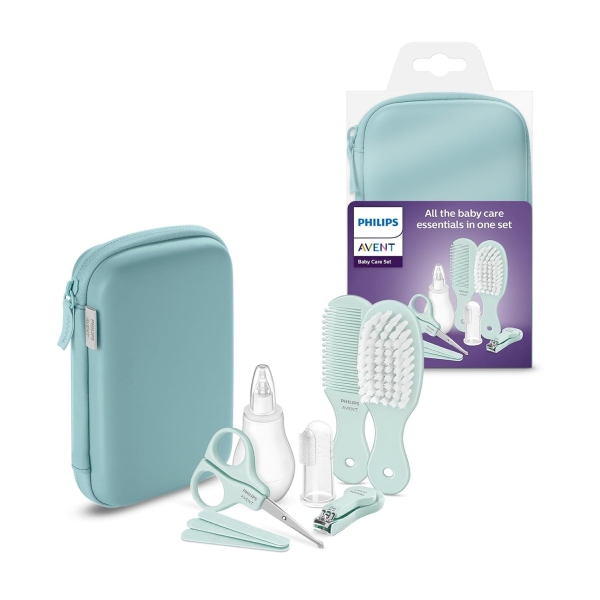 PHILIPS AVENT Babypflege-Set petrol