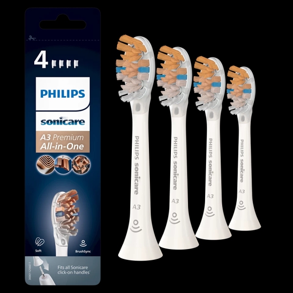 PHILIPS Sonicare A3 Premium All-in-One weiss 4 Stk