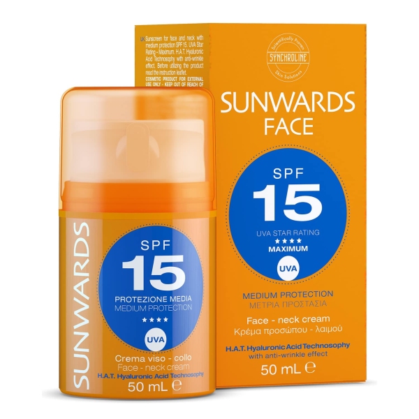 Sunwards Face Creme SPF 15 50 ml