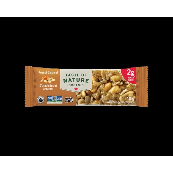 TASTE OF NATURE Low Sugar Pean Caram Bio 40 g