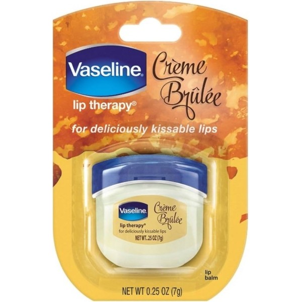 VASELINE Lip Balm Mini Jar Crème Brûlée 7 g