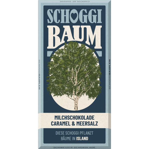 SCHOGGIBAUM Milchschokolade Caramel & Meersalz 100g