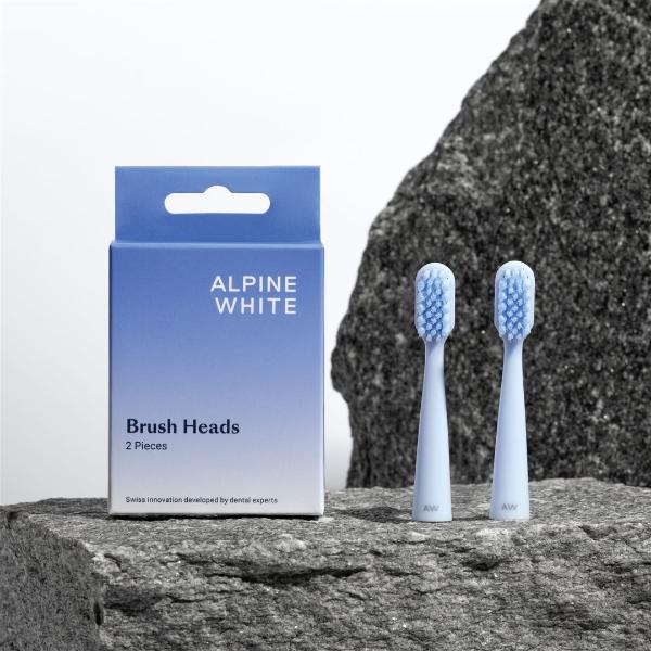 ALPINE WHITE Brush Heads 2 Stk