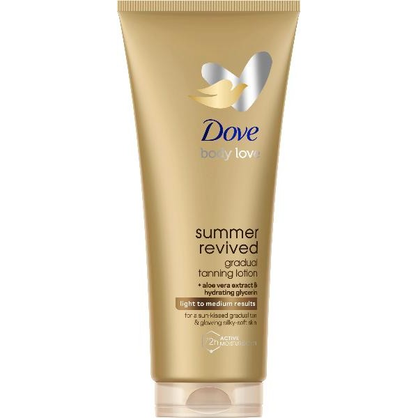 DOVE Body Lotion Summer Rev Light Med 200 ml