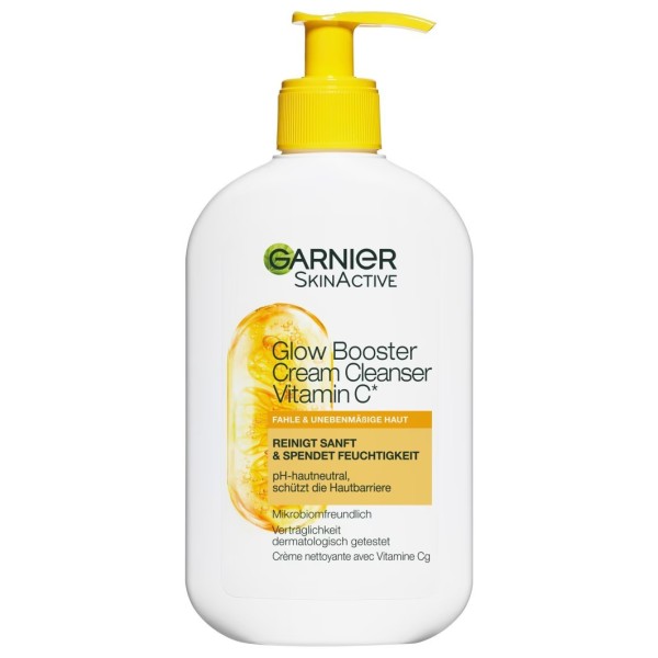 GARNIER Glow Booster Cream Cleanser Vit C 250 ml