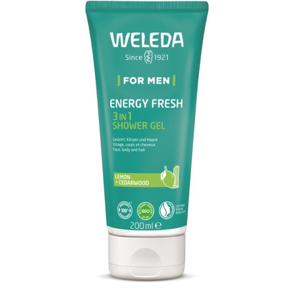 WELEDA FOR MEN Energy Fresh Shower Gel 3in1 200 ml