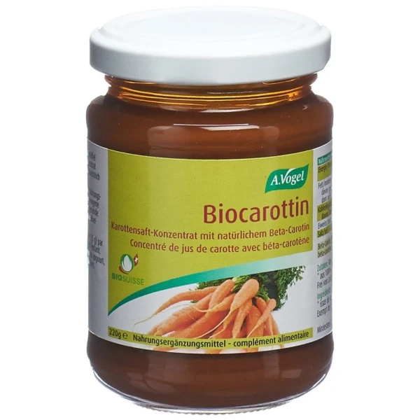 Hier sehen Sie den Artikel VOGEL Biocarottin liq 220 g aus der Kategorie Nahrungsergänzungsmittel. Dieser Artikel ist erhältlich bei pedro-shop.ch