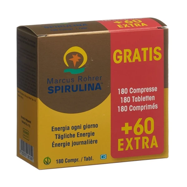 MARCUS ROHRER Spirulina Tabl 180Stk+60Stk gratis n