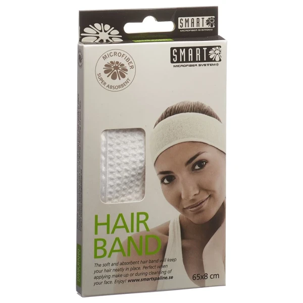 SMART MICROFIBER SYS Hair Band white