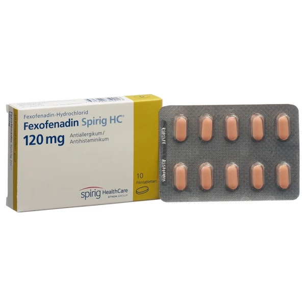 FEXOFENADIN Spirig HC Filmtabl 120 mg 10 Stk