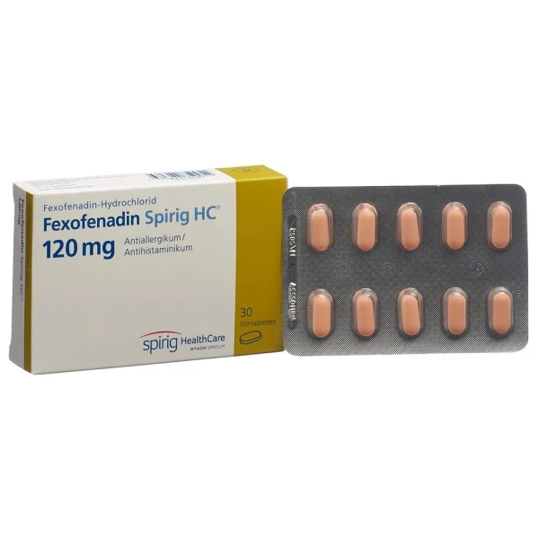 FEXOFENADIN Spirig HC Filmtabl 120 mg 30 Stk