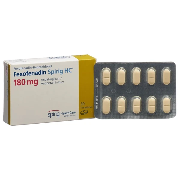 FEXOFENADIN Spirig HC Filmtabl 180 mg 30 Stk