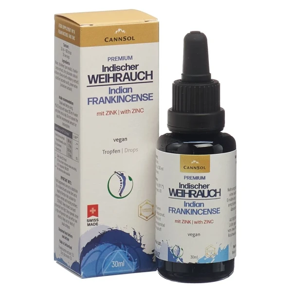 CANNSOL Ind Weihrauch Zink wasserlös Pip Fl 30 ml