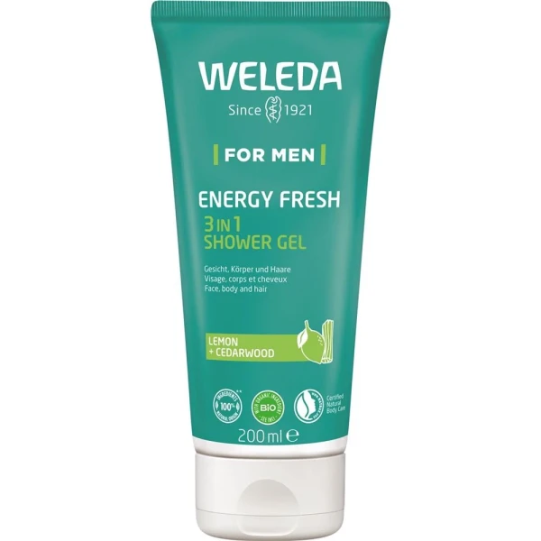 WELEDA FOR MEN Energy Fresh Shower Gel 3in1 200 ml