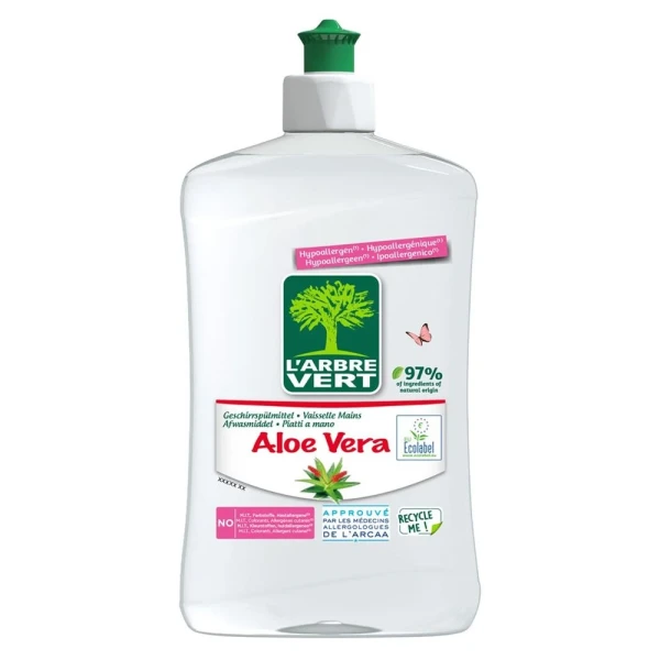 L'ARBRE VERT Öko Geschirrspülm Aloe Vera Fl 500 ml