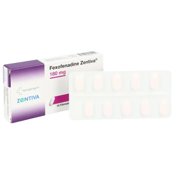 FEXOFENADINE Zentiva Filmtabl 180 mg Blist 10 Stk