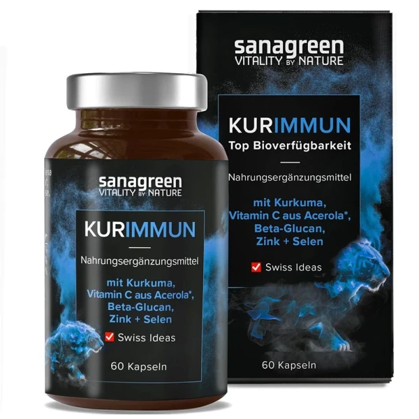 KURIMMUN Sanagreen mizell Curcuma Ext Kaps 60 Stk