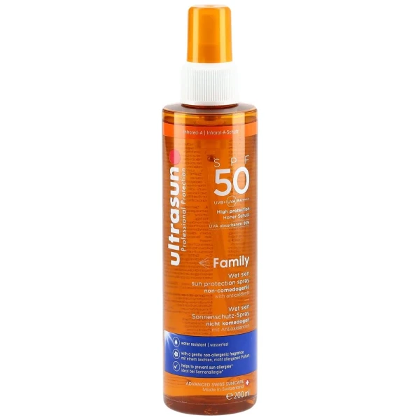 ULTRASUN Family Wet Skin Spr 200 ml