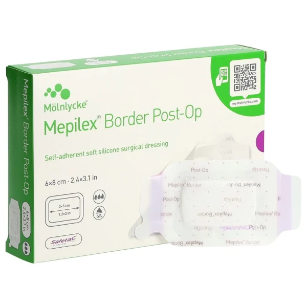 MEPILEX Border Post OP 6x8cm (neu) 10 Stk