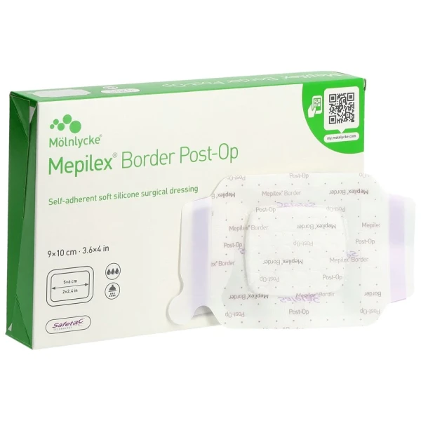 MEPILEX Border Post OP 9x10cm (neu) 10 Stk