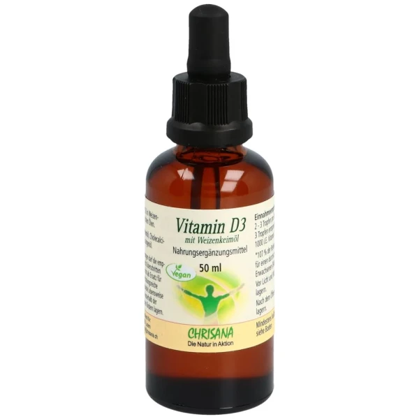 CHRISANA Vitamin D3 Weizenkeimöl veg 50 ml