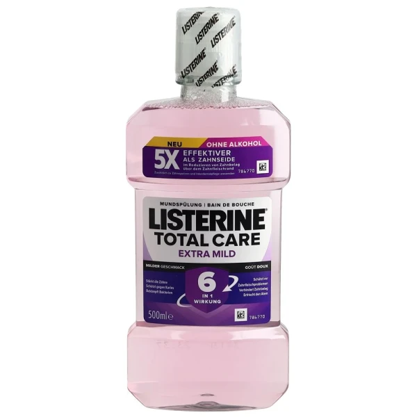 LISTERINE Total Care Extra mild Fl 500 ml