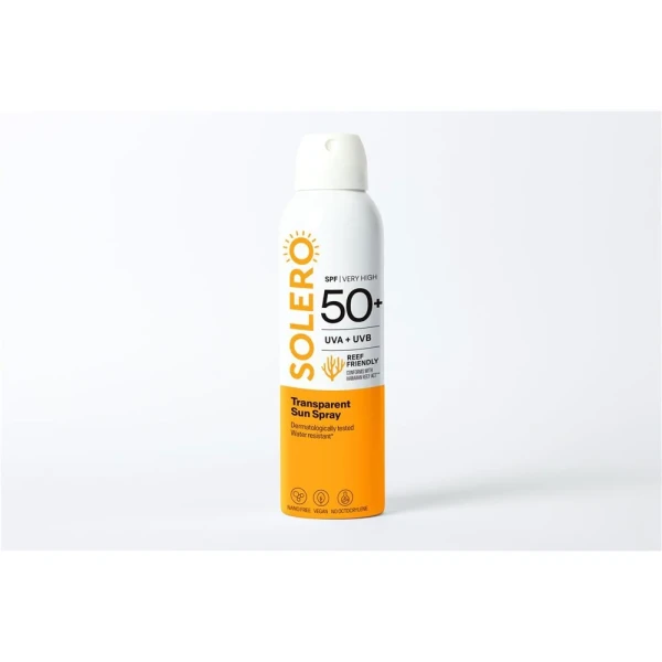 SOLERO Transparentes Sonnenspray SPF50+ 150 ml