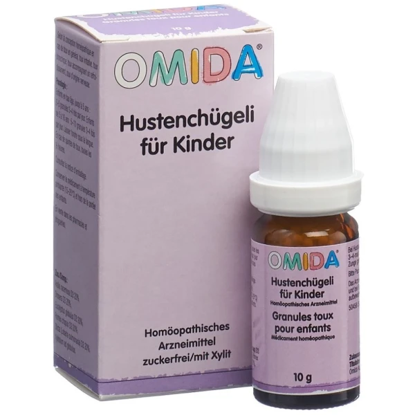 OMIDA Hustenchügeli für Kinder o Zucker Fl 10 g