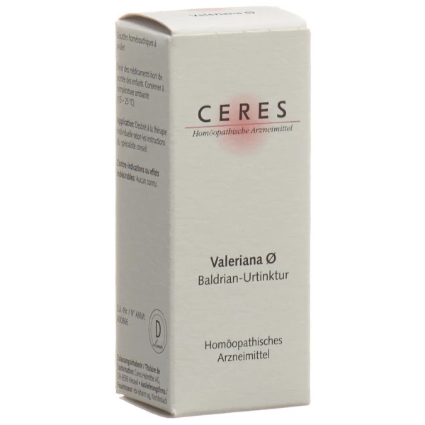 Hier sehen Sie den Artikel CERES VALERIANA URTINKT FL 20 ML aus der Kategorie . Dieser Artikel ist erhältlich bei pedro-shop.ch