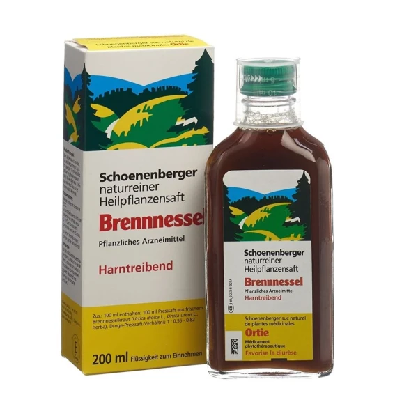 SCHOENENBERGER Brennnessel Heilpflanzensaft 200 ml