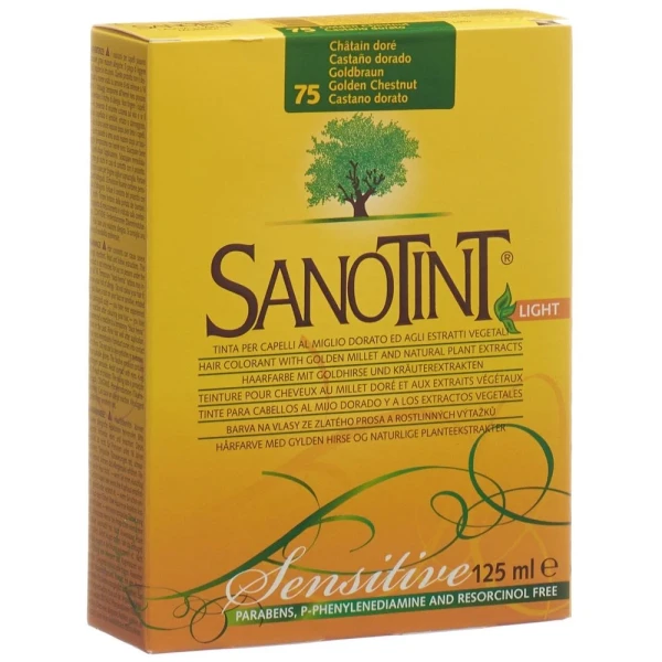 SANOTINT Sensitive Haarfarbe 75 goldbraun