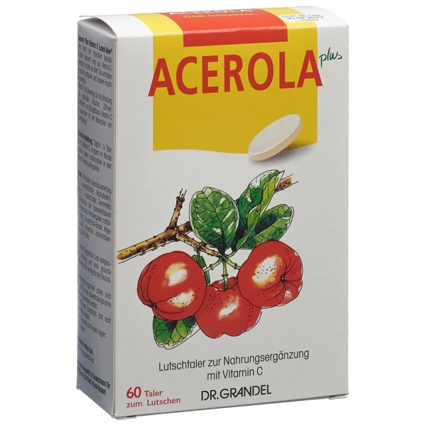 DR.GRANDEL Acerola Plus Lutschtaler Vit C 60 Stk