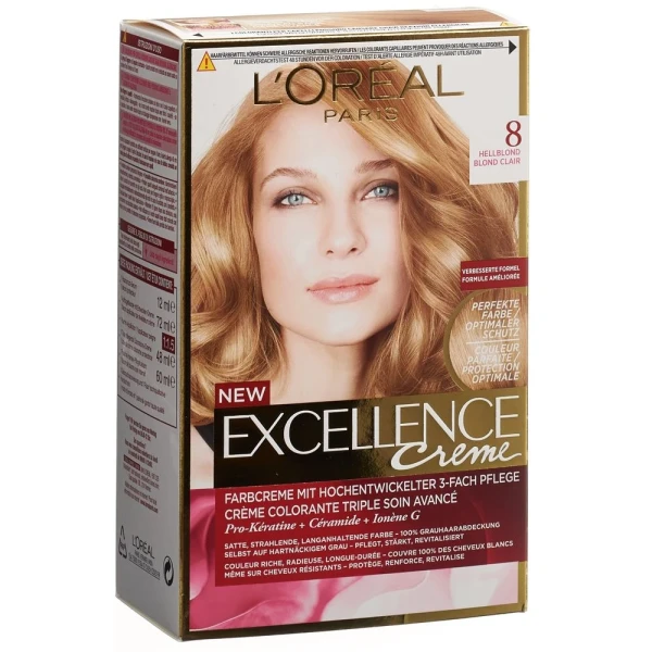 EXCELLENCE Creme Triple Prot 8 hellblond