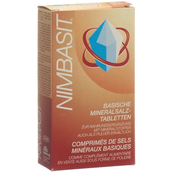 Hier sehen Sie den Artikel NIMBASIT Mineralsalz Tabl Blist 90 Stk aus der Kategorie Nahrungsergänzungsmittel. Dieser Artikel ist erhältlich bei pedro-shop.ch