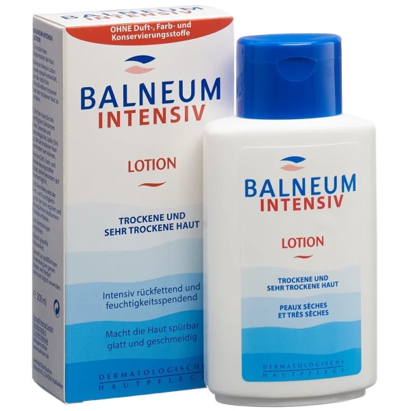 Hier sehen Sie den Artikel BALNEUM Intensiv Lotion 200 ml aus der Kategorie Körpermilch/Creme/Lotion/Öl/Gel. Dieser Artikel ist erhältlich bei pedro-shop.ch